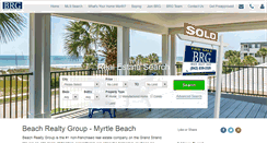 Desktop Screenshot of beachrealtygroup.com
